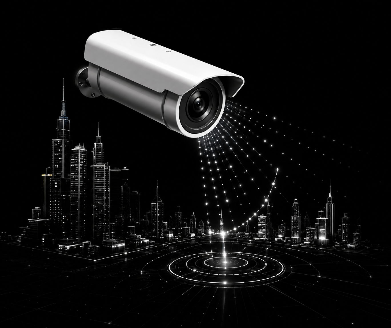 Security camera illustration