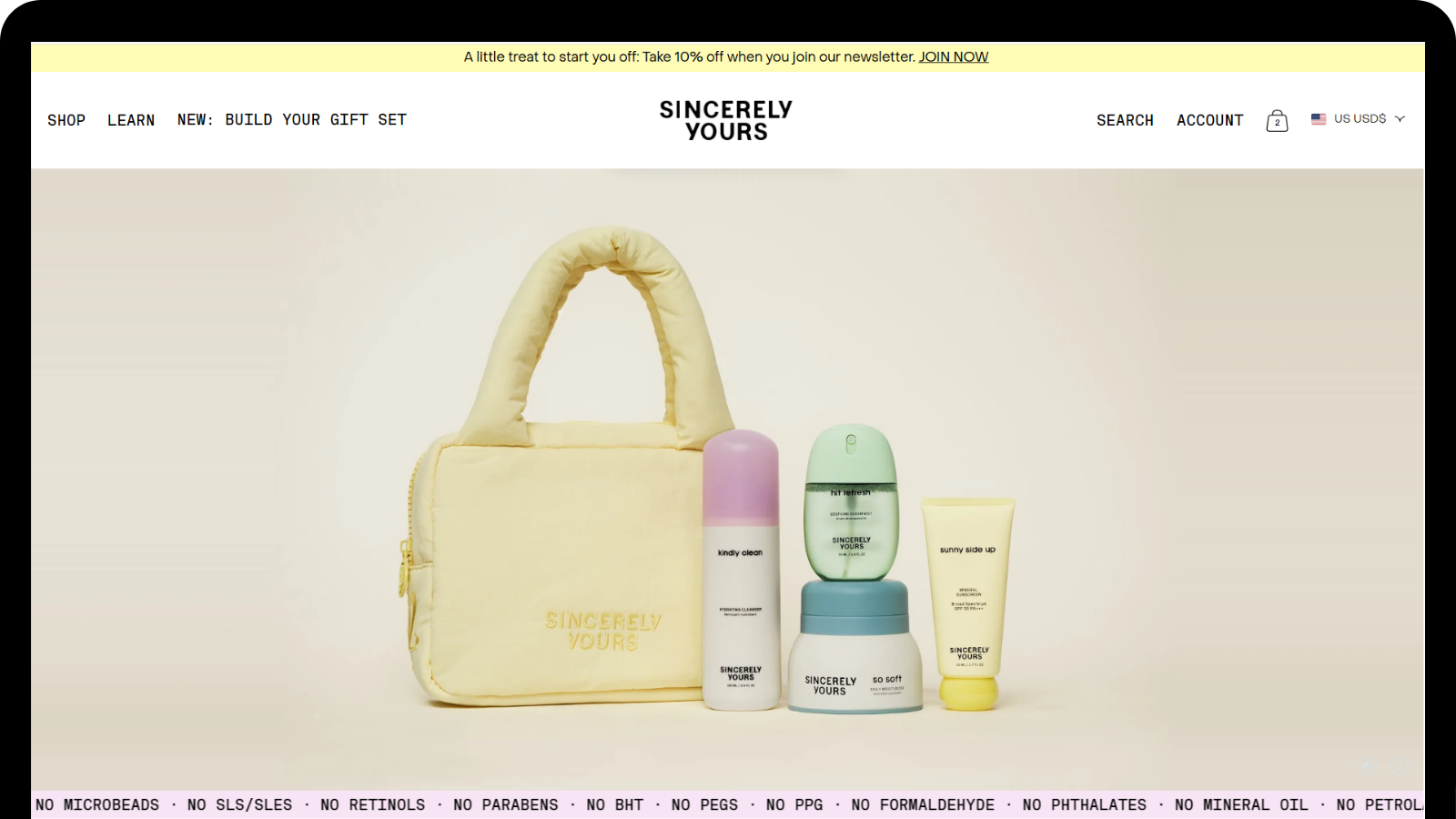 Client 1 Shopify store
