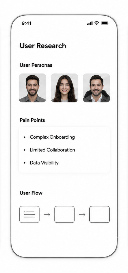 UX Research screen