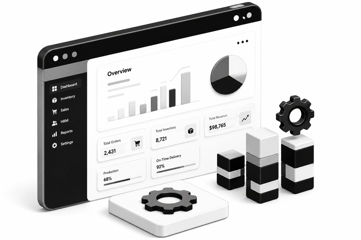 ERP systems illustration