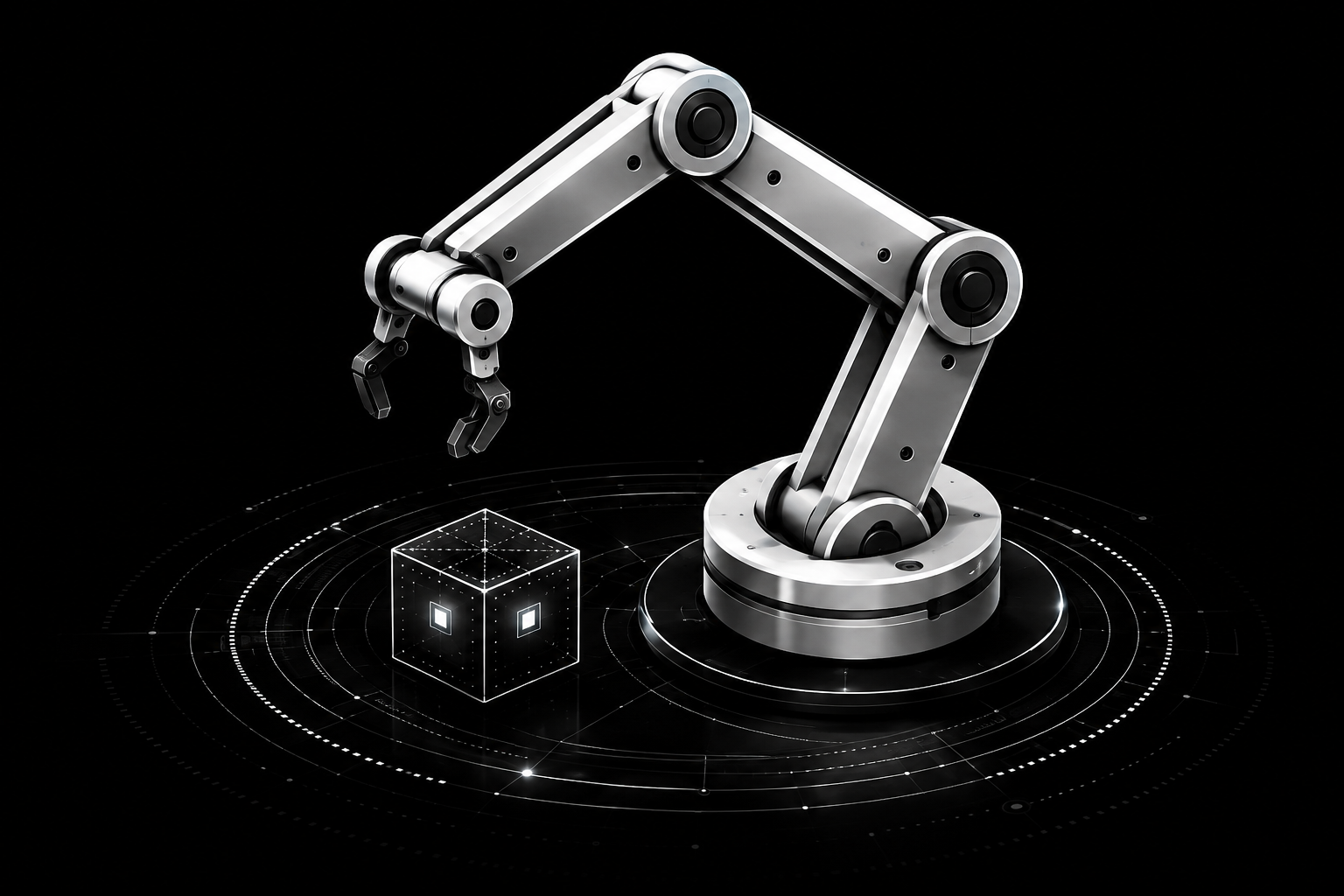 Robotic arm illustration
